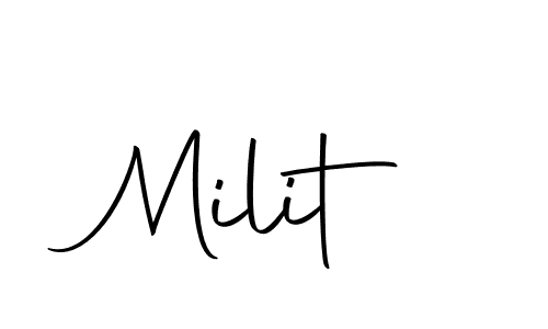 Also You can easily find your signature by using the search form. We will create Milit name handwritten signature images for you free of cost using Autography-DOLnW sign style. Milit signature style 10 images and pictures png