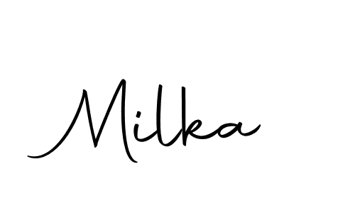 How to make Milka signature? Autography-DOLnW is a professional autograph style. Create handwritten signature for Milka name. Milka signature style 10 images and pictures png