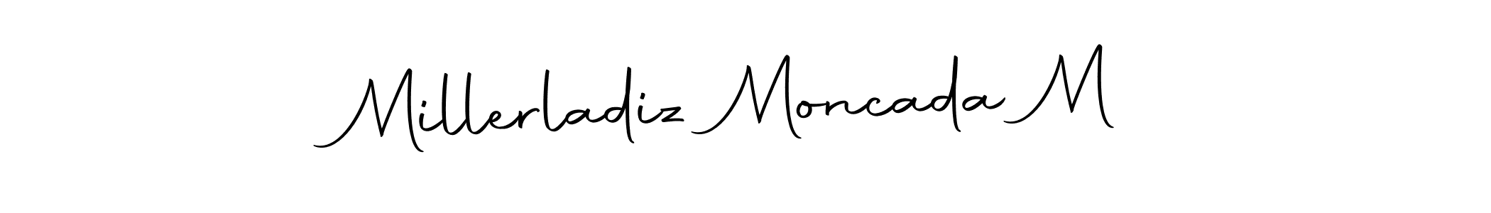 It looks lik you need a new signature style for name Millerladiz Moncada M. Design unique handwritten (Autography-DOLnW) signature with our free signature maker in just a few clicks. Millerladiz Moncada M signature style 10 images and pictures png