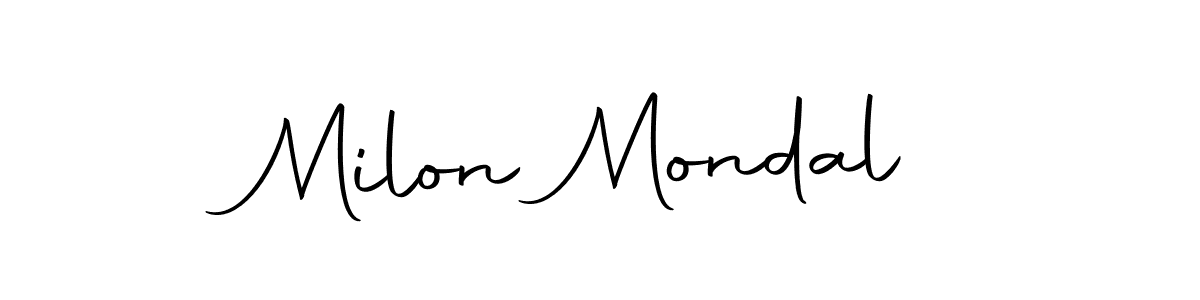 Once you've used our free online signature maker to create your best signature Autography-DOLnW style, it's time to enjoy all of the benefits that Milon Mondal name signing documents. Milon Mondal signature style 10 images and pictures png