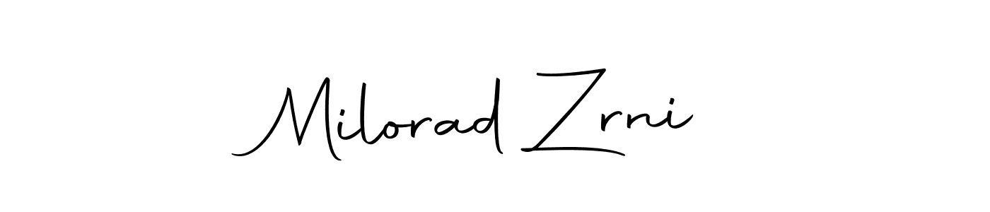 It looks lik you need a new signature style for name Milorad Zrnić. Design unique handwritten (Autography-DOLnW) signature with our free signature maker in just a few clicks. Milorad Zrnić signature style 10 images and pictures png