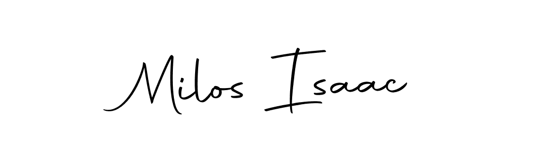 Here are the top 10 professional signature styles for the name Milos Isaac. These are the best autograph styles you can use for your name. Milos Isaac signature style 10 images and pictures png