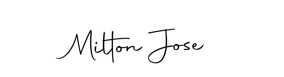 Also we have Milton Jose name is the best signature style. Create professional handwritten signature collection using Autography-DOLnW autograph style. Milton Jose signature style 10 images and pictures png