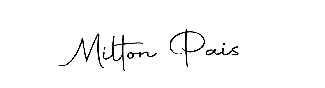 How to make Milton Pais signature? Autography-DOLnW is a professional autograph style. Create handwritten signature for Milton Pais name. Milton Pais signature style 10 images and pictures png