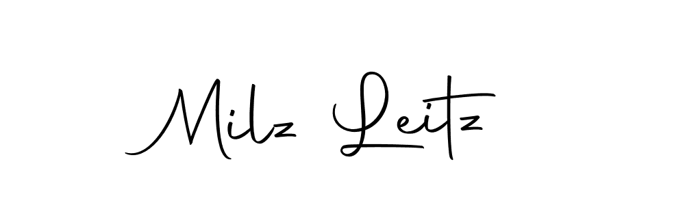 Milz Leitz stylish signature style. Best Handwritten Sign (Autography-DOLnW) for my name. Handwritten Signature Collection Ideas for my name Milz Leitz. Milz Leitz signature style 10 images and pictures png