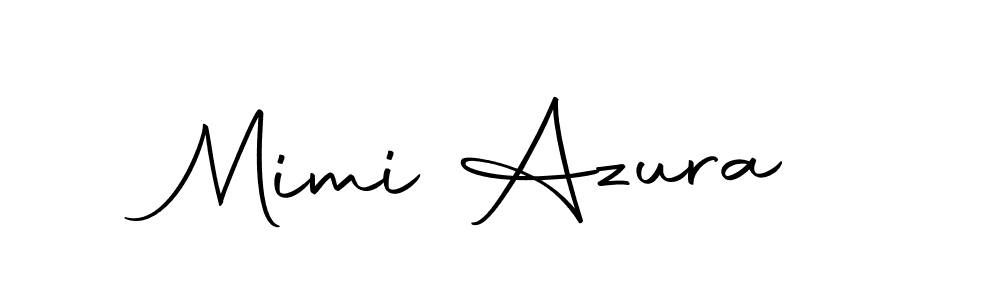 This is the best signature style for the Mimi Azura name. Also you like these signature font (Autography-DOLnW). Mix name signature. Mimi Azura signature style 10 images and pictures png