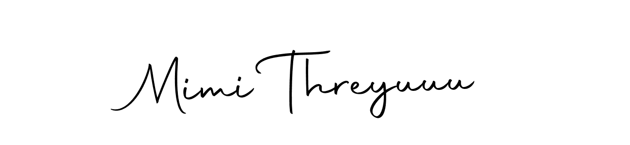 Similarly Autography-DOLnW is the best handwritten signature design. Signature creator online .You can use it as an online autograph creator for name Mimi Threyuuu. Mimi Threyuuu signature style 10 images and pictures png