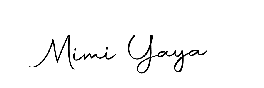 Make a short Mimi Yaya signature style. Manage your documents anywhere anytime using Autography-DOLnW. Create and add eSignatures, submit forms, share and send files easily. Mimi Yaya signature style 10 images and pictures png