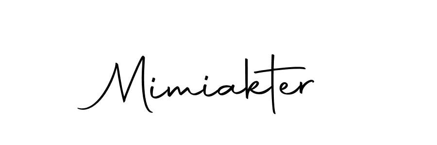 You can use this online signature creator to create a handwritten signature for the name Mimiakter. This is the best online autograph maker. Mimiakter signature style 10 images and pictures png