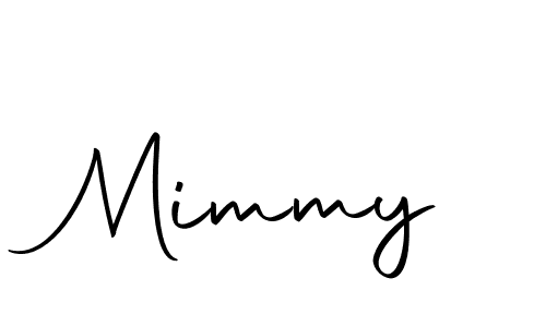 Create a beautiful signature design for name Mimmy. With this signature (Autography-DOLnW) fonts, you can make a handwritten signature for free. Mimmy signature style 10 images and pictures png