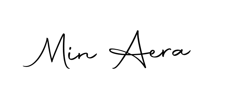 The best way (Autography-DOLnW) to make a short signature is to pick only two or three words in your name. The name Min Aera include a total of six letters. For converting this name. Min Aera signature style 10 images and pictures png