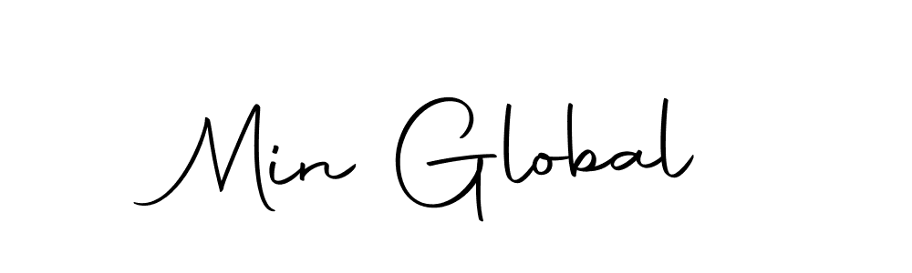 Make a beautiful signature design for name Min Global. Use this online signature maker to create a handwritten signature for free. Min Global signature style 10 images and pictures png