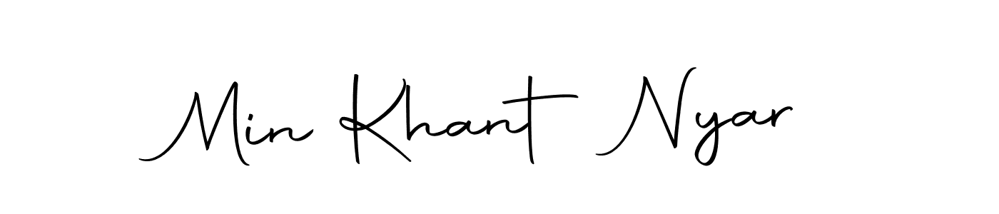 This is the best signature style for the Min Khant Nyar name. Also you like these signature font (Autography-DOLnW). Mix name signature. Min Khant Nyar signature style 10 images and pictures png