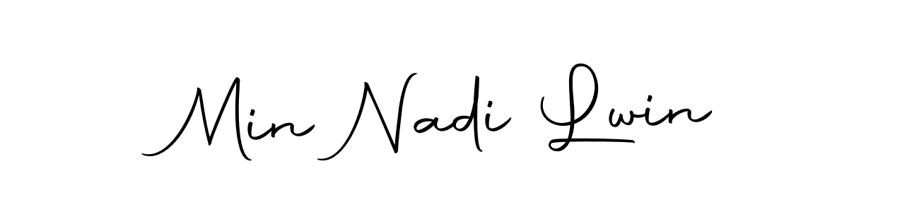 You can use this online signature creator to create a handwritten signature for the name Min Nadi Lwin. This is the best online autograph maker. Min Nadi Lwin signature style 10 images and pictures png