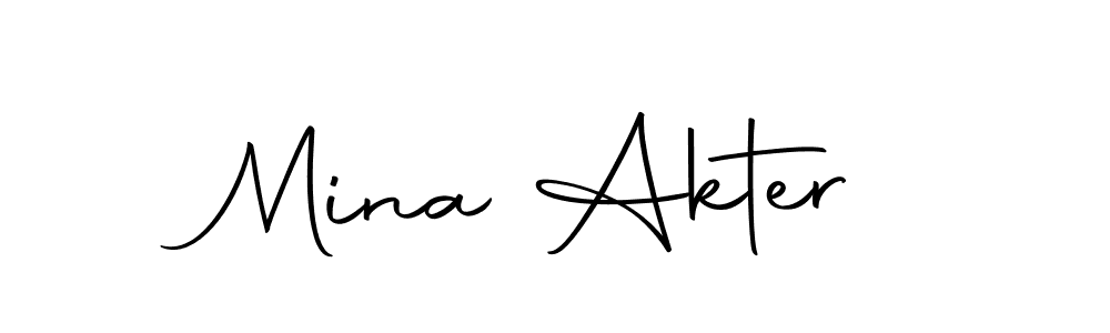 How to make Mina Akter signature? Autography-DOLnW is a professional autograph style. Create handwritten signature for Mina Akter name. Mina Akter signature style 10 images and pictures png