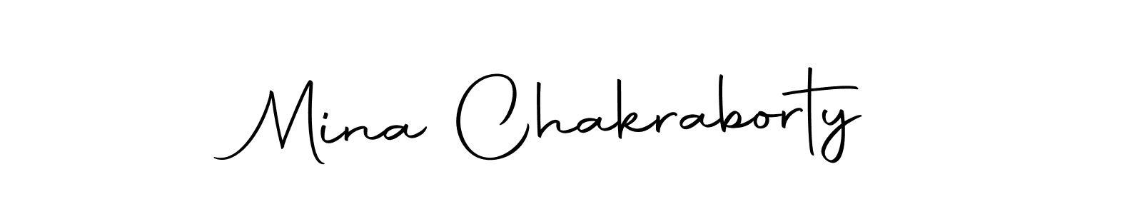 Once you've used our free online signature maker to create your best signature Autography-DOLnW style, it's time to enjoy all of the benefits that Mina Chakraborty name signing documents. Mina Chakraborty signature style 10 images and pictures png