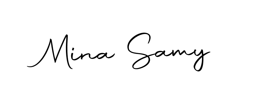 Mina Samy stylish signature style. Best Handwritten Sign (Autography-DOLnW) for my name. Handwritten Signature Collection Ideas for my name Mina Samy. Mina Samy signature style 10 images and pictures png