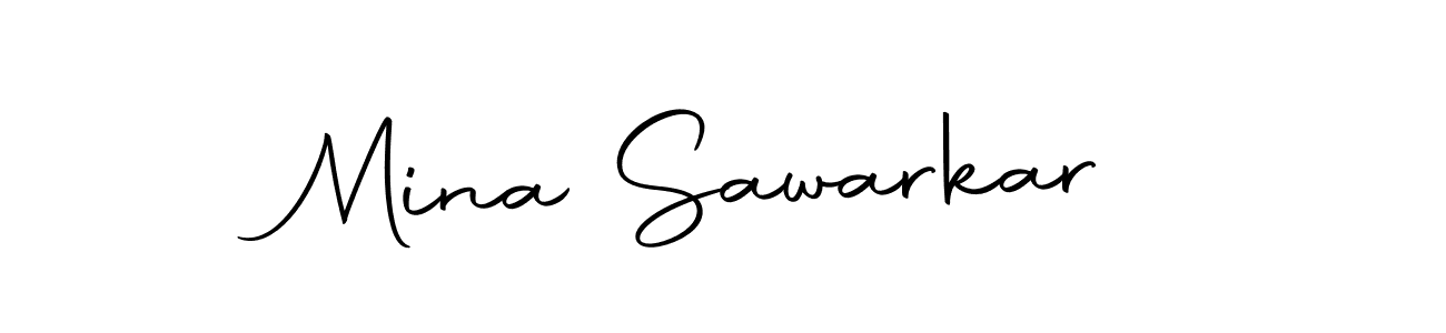 You should practise on your own different ways (Autography-DOLnW) to write your name (Mina Sawarkar) in signature. don't let someone else do it for you. Mina Sawarkar signature style 10 images and pictures png