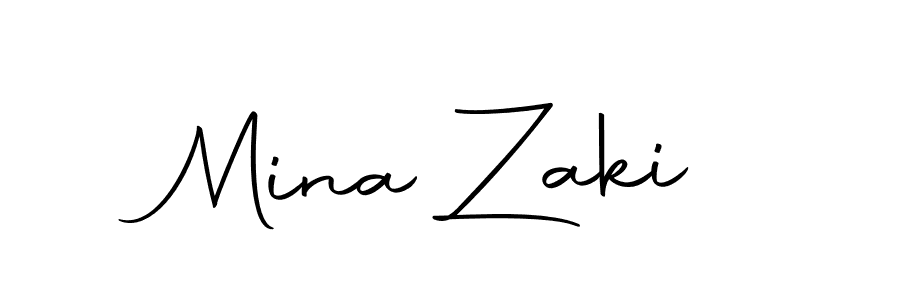 Make a beautiful signature design for name Mina Zaki. Use this online signature maker to create a handwritten signature for free. Mina Zaki signature style 10 images and pictures png