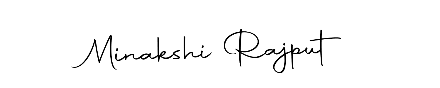Minakshi Rajput stylish signature style. Best Handwritten Sign (Autography-DOLnW) for my name. Handwritten Signature Collection Ideas for my name Minakshi Rajput. Minakshi Rajput signature style 10 images and pictures png