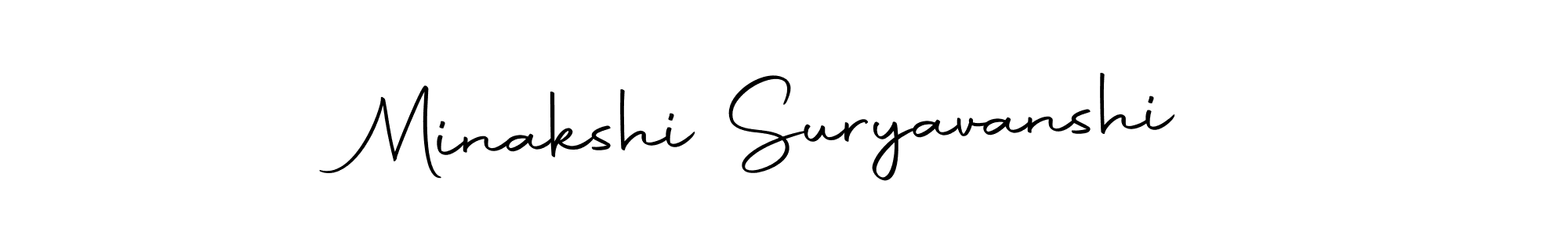 Make a short Minakshi Suryavanshi signature style. Manage your documents anywhere anytime using Autography-DOLnW. Create and add eSignatures, submit forms, share and send files easily. Minakshi Suryavanshi signature style 10 images and pictures png