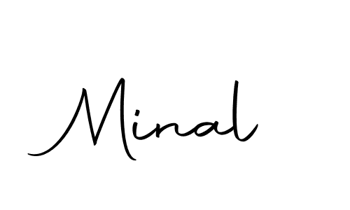 The best way (Autography-DOLnW) to make a short signature is to pick only two or three words in your name. The name Minal include a total of six letters. For converting this name. Minal signature style 10 images and pictures png