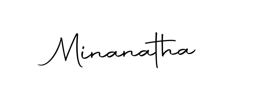 Use a signature maker to create a handwritten signature online. With this signature software, you can design (Autography-DOLnW) your own signature for name Minanatha. Minanatha signature style 10 images and pictures png