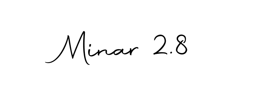 The best way (Autography-DOLnW) to make a short signature is to pick only two or three words in your name. The name Minar 2.8 include a total of six letters. For converting this name. Minar 2.8 signature style 10 images and pictures png