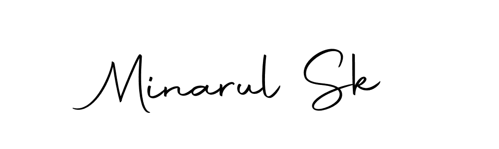 Create a beautiful signature design for name Minarul Sk. With this signature (Autography-DOLnW) fonts, you can make a handwritten signature for free. Minarul Sk signature style 10 images and pictures png