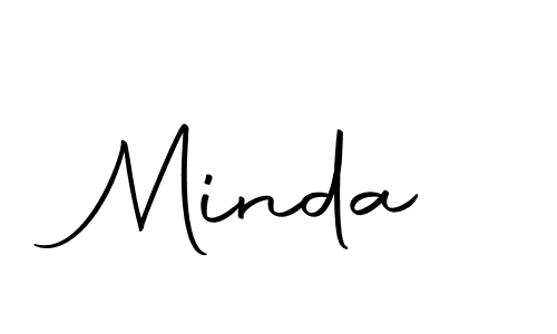 How to make Minda signature? Autography-DOLnW is a professional autograph style. Create handwritten signature for Minda name. Minda signature style 10 images and pictures png