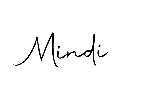 Create a beautiful signature design for name Mindi. With this signature (Autography-DOLnW) fonts, you can make a handwritten signature for free. Mindi signature style 10 images and pictures png