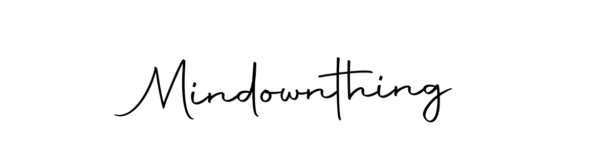 You should practise on your own different ways (Autography-DOLnW) to write your name (Mindownthing) in signature. don't let someone else do it for you. Mindownthing signature style 10 images and pictures png