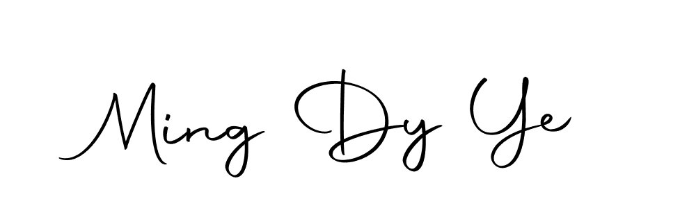 Design your own signature with our free online signature maker. With this signature software, you can create a handwritten (Autography-DOLnW) signature for name Ming Dy Ye. Ming Dy Ye signature style 10 images and pictures png