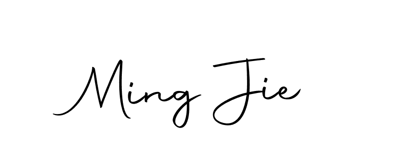 Make a beautiful signature design for name Ming Jie. Use this online signature maker to create a handwritten signature for free. Ming Jie signature style 10 images and pictures png