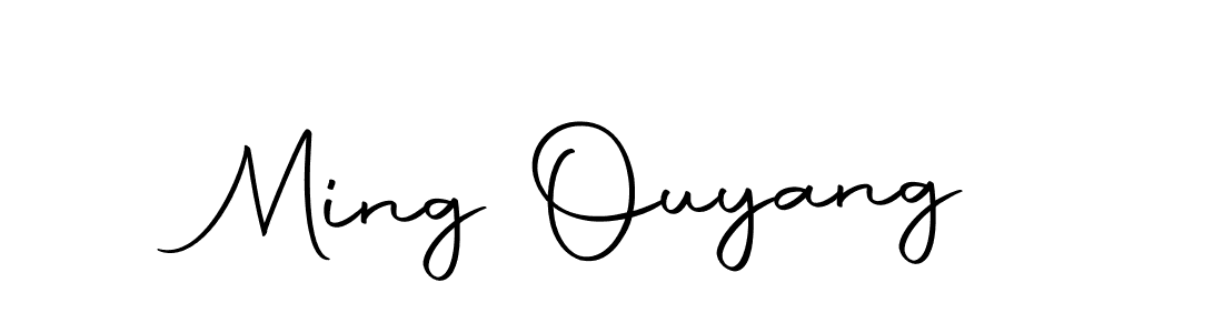 Ming Ouyang stylish signature style. Best Handwritten Sign (Autography-DOLnW) for my name. Handwritten Signature Collection Ideas for my name Ming Ouyang. Ming Ouyang signature style 10 images and pictures png