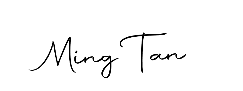 Create a beautiful signature design for name Ming Tan. With this signature (Autography-DOLnW) fonts, you can make a handwritten signature for free. Ming Tan signature style 10 images and pictures png