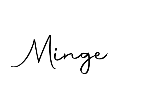 Similarly Autography-DOLnW is the best handwritten signature design. Signature creator online .You can use it as an online autograph creator for name Minge. Minge signature style 10 images and pictures png