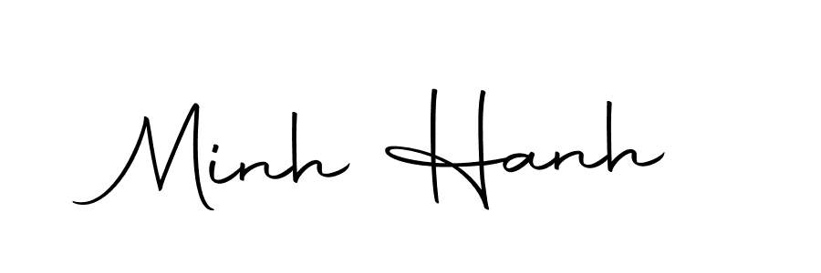 Make a beautiful signature design for name Minh Hanh. With this signature (Autography-DOLnW) style, you can create a handwritten signature for free. Minh Hanh signature style 10 images and pictures png