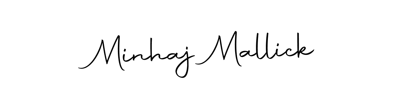 Minhaj Mallick stylish signature style. Best Handwritten Sign (Autography-DOLnW) for my name. Handwritten Signature Collection Ideas for my name Minhaj Mallick. Minhaj Mallick signature style 10 images and pictures png
