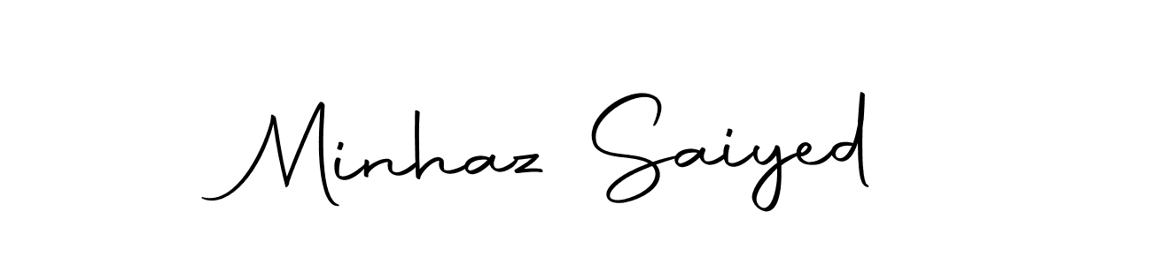 Minhaz Saiyed stylish signature style. Best Handwritten Sign (Autography-DOLnW) for my name. Handwritten Signature Collection Ideas for my name Minhaz Saiyed. Minhaz Saiyed signature style 10 images and pictures png
