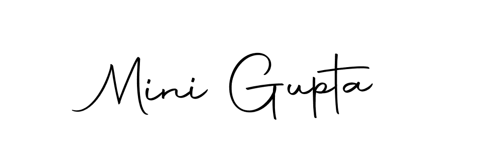 Make a beautiful signature design for name Mini Gupta. Use this online signature maker to create a handwritten signature for free. Mini Gupta signature style 10 images and pictures png