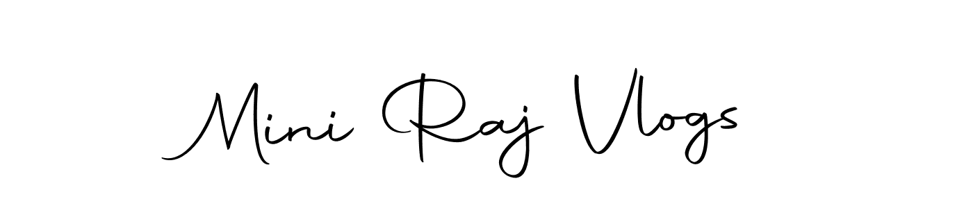 Design your own signature with our free online signature maker. With this signature software, you can create a handwritten (Autography-DOLnW) signature for name Mini Raj Vlogs. Mini Raj Vlogs signature style 10 images and pictures png