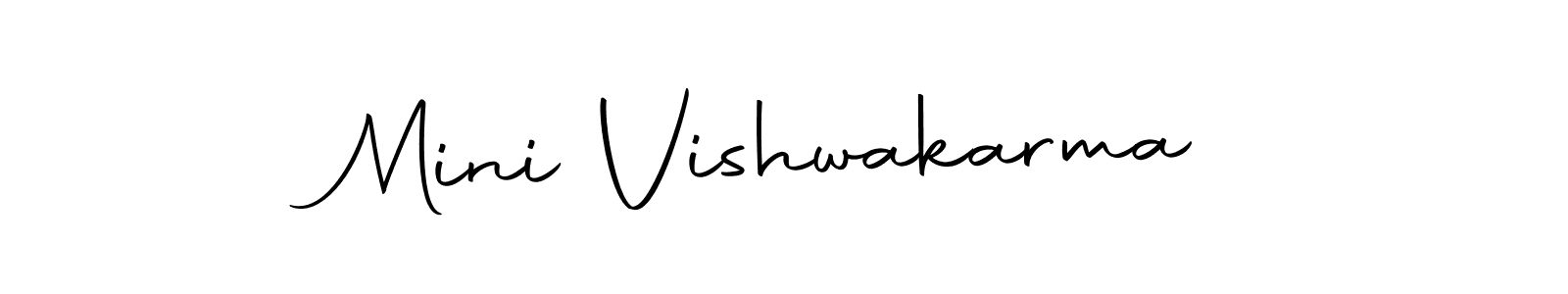 Use a signature maker to create a handwritten signature online. With this signature software, you can design (Autography-DOLnW) your own signature for name Mini Vishwakarma. Mini Vishwakarma signature style 10 images and pictures png