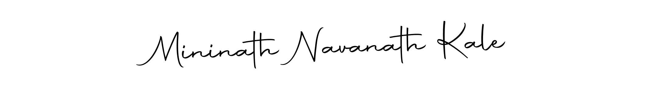 The best way (Autography-DOLnW) to make a short signature is to pick only two or three words in your name. The name Mininath Navanath Kale include a total of six letters. For converting this name. Mininath Navanath Kale signature style 10 images and pictures png