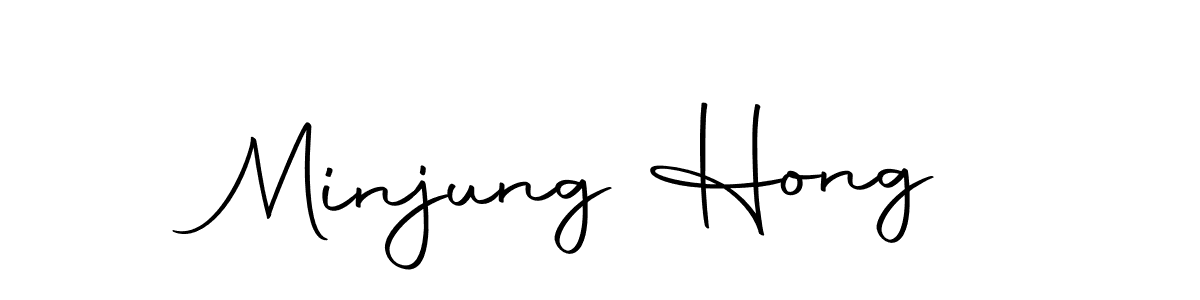 The best way (Autography-DOLnW) to make a short signature is to pick only two or three words in your name. The name Minjung Hong include a total of six letters. For converting this name. Minjung Hong signature style 10 images and pictures png