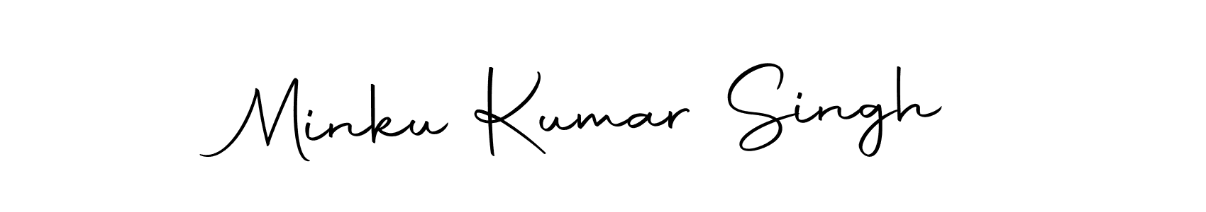 Also we have Minku Kumar Singh name is the best signature style. Create professional handwritten signature collection using Autography-DOLnW autograph style. Minku Kumar Singh signature style 10 images and pictures png