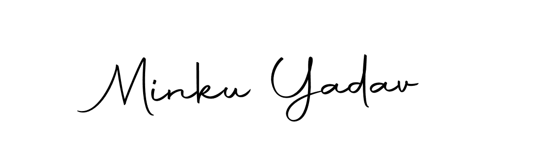 Make a beautiful signature design for name Minku Yadav. With this signature (Autography-DOLnW) style, you can create a handwritten signature for free. Minku Yadav signature style 10 images and pictures png