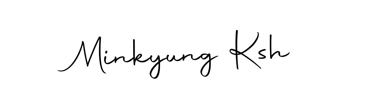 The best way (Autography-DOLnW) to make a short signature is to pick only two or three words in your name. The name Minkyung Ksh include a total of six letters. For converting this name. Minkyung Ksh signature style 10 images and pictures png