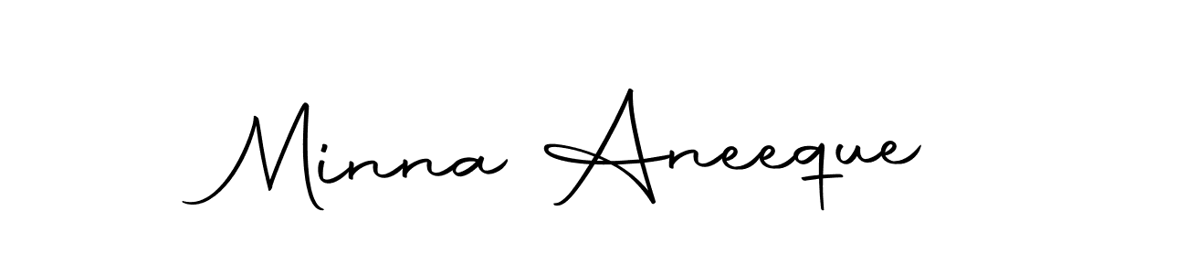 Use a signature maker to create a handwritten signature online. With this signature software, you can design (Autography-DOLnW) your own signature for name Minna Aneeque. Minna Aneeque signature style 10 images and pictures png