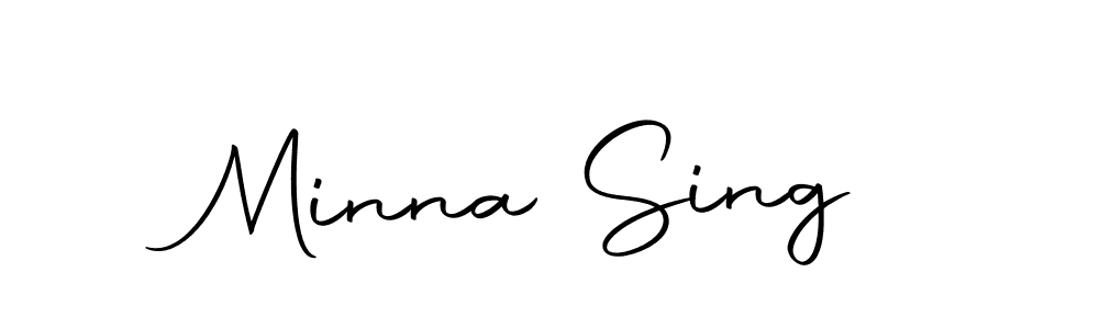 Minna Sing stylish signature style. Best Handwritten Sign (Autography-DOLnW) for my name. Handwritten Signature Collection Ideas for my name Minna Sing. Minna Sing signature style 10 images and pictures png